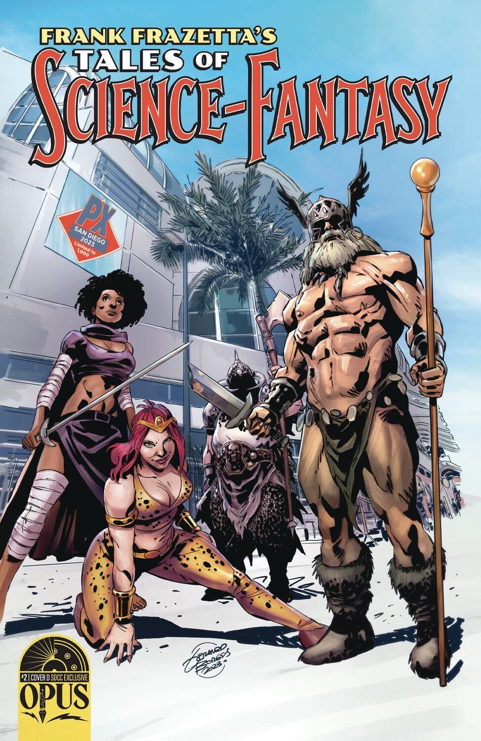 FRANK FRAZETTA TALES OF SCIENCE FANTASY #2 SDCC 2023 VARIANT