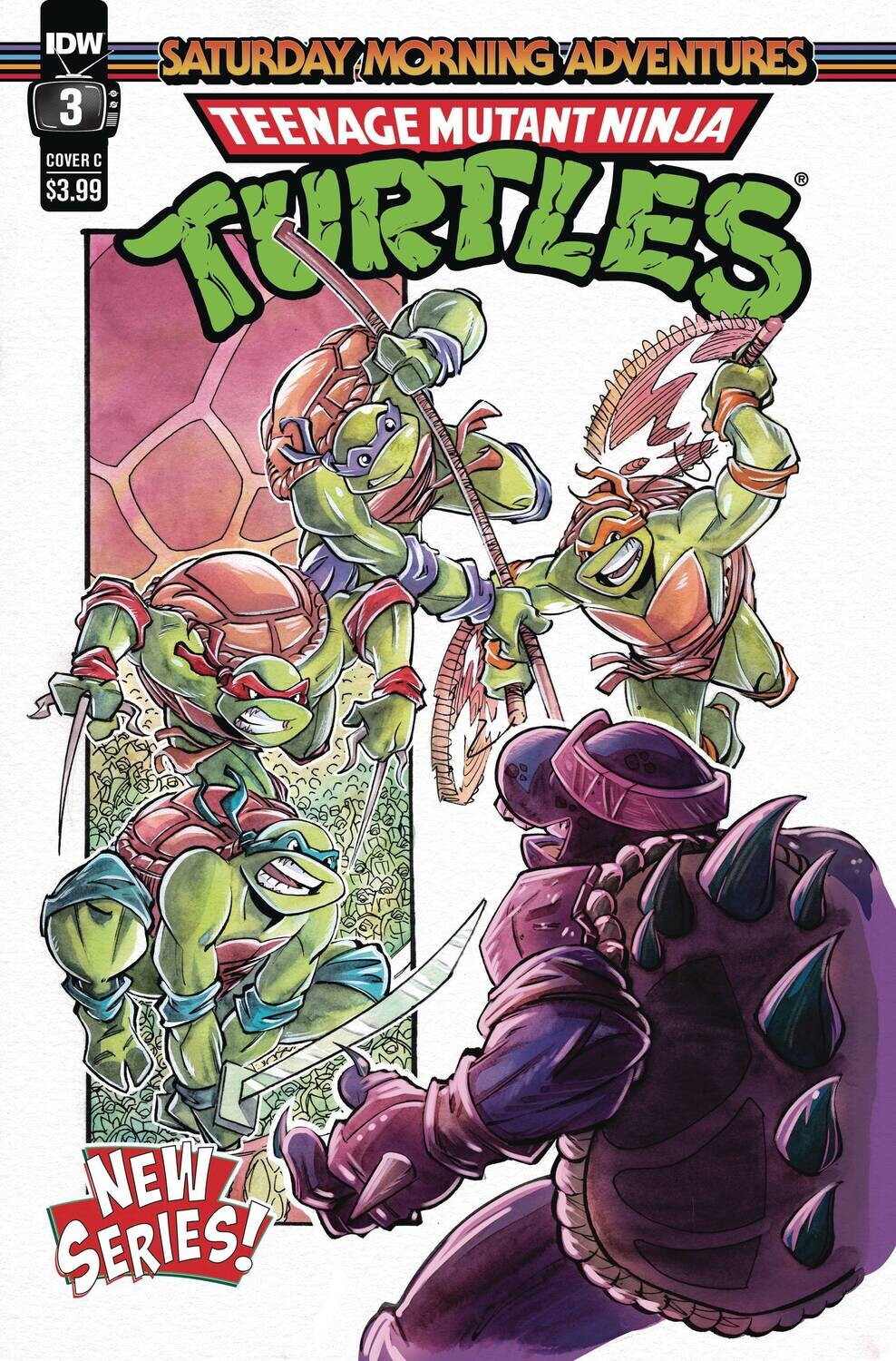TMNT SATURDAY MORNING ADV CONTINUED #3 CVR C