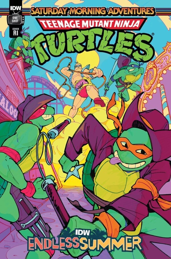 IDW ENDLESS SUMMER TMNT SATURDAY MORNING ADV CVR RI