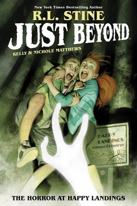 R.L.STINE JUST BEYOND THE HORROR AT HAPPY LANDINGS TP