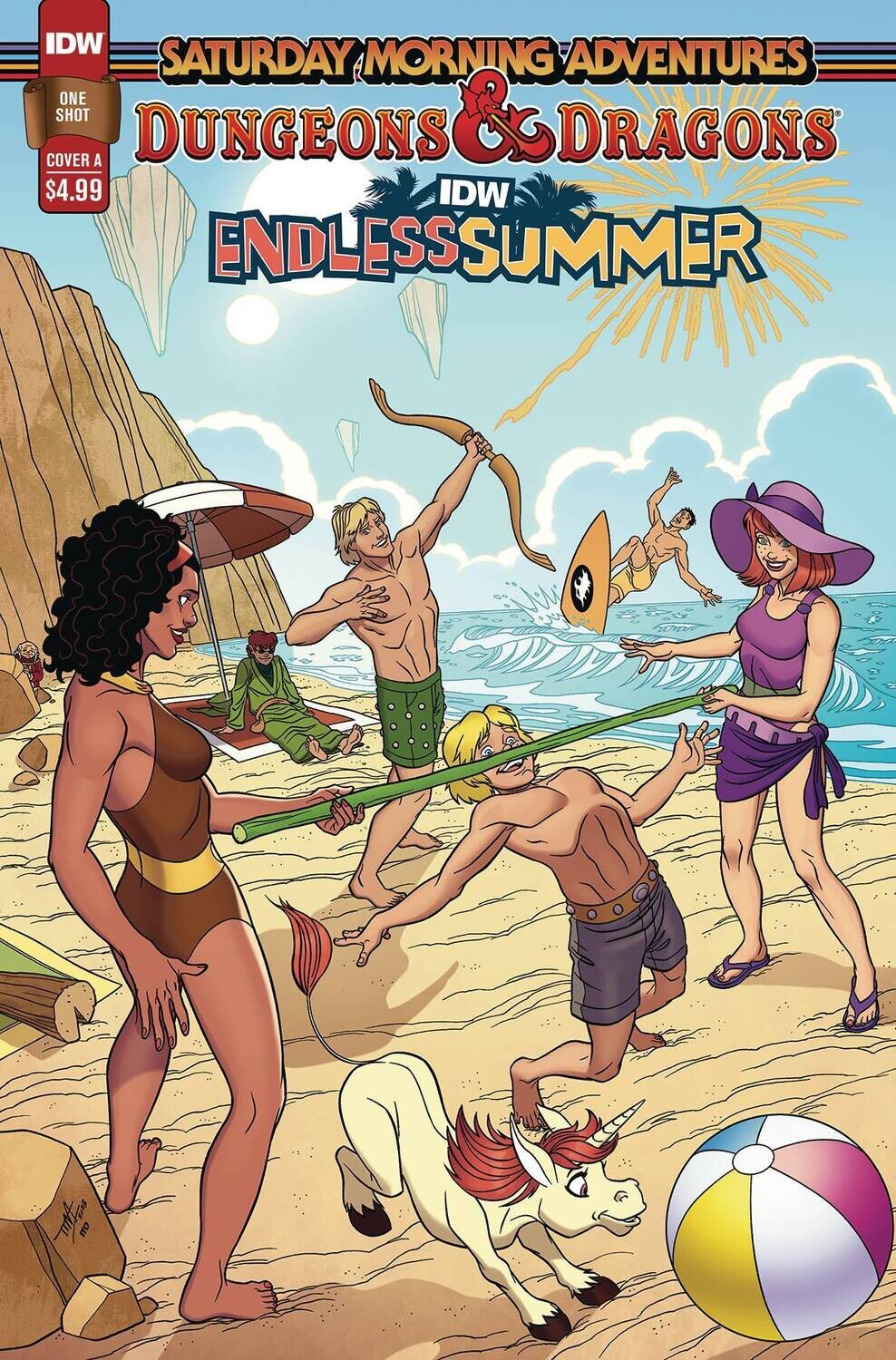 IDW ENDLESS SUMMER DUNGEONS &amp; DRAGONS SATURDAY MORNING ADVENTURES (2023)
