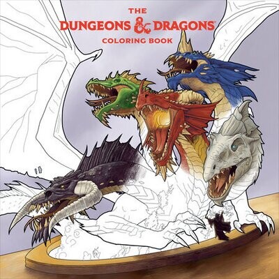 DUNGEONS &amp; DRAGONS COLORING BOOK (2023)