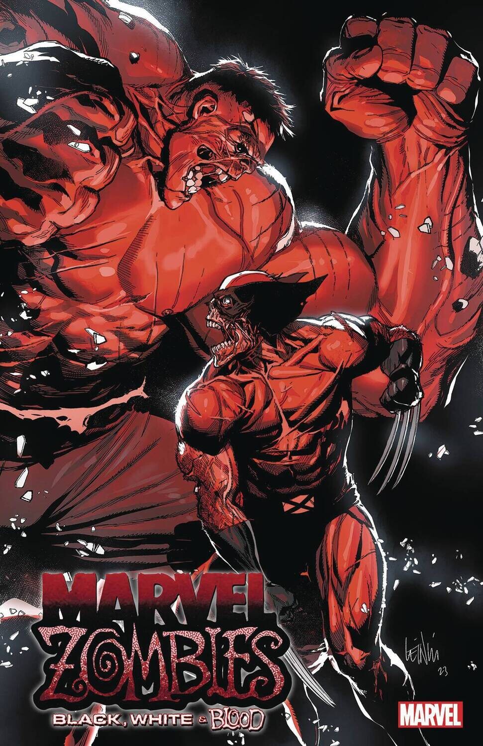 MARVEL ZOMBIES BLACK WHITE BLOOD (2023) #1 CVR C