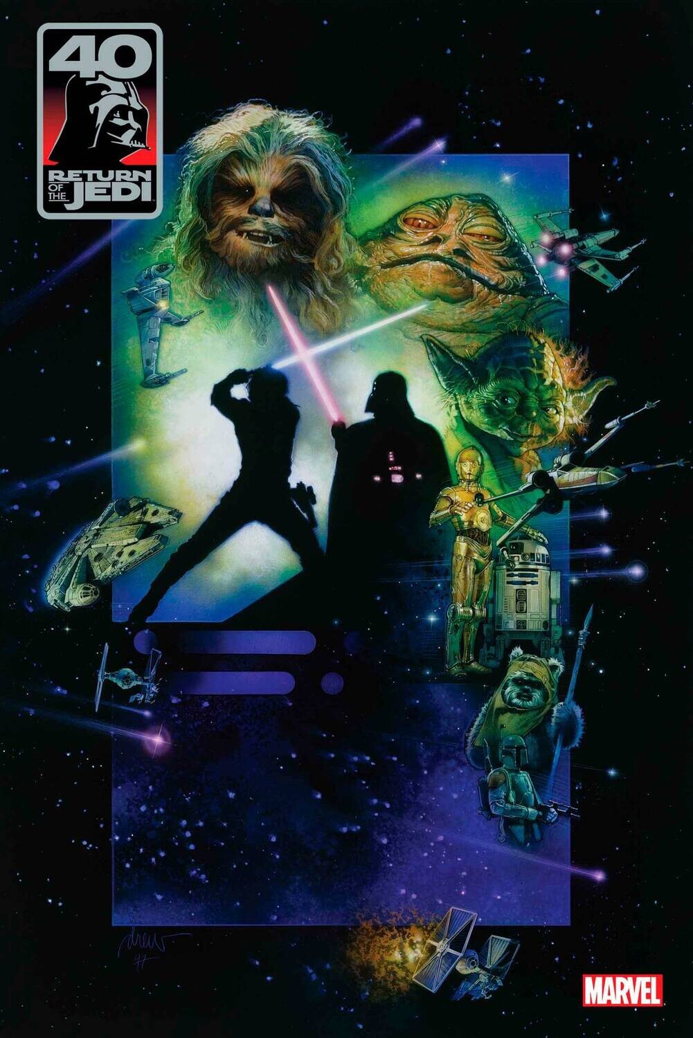 STAR WARS RETURN OF JEDI 40TH ANN COVERS SPROUSE (2023) #1 CVR B