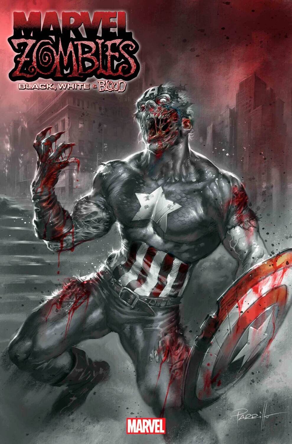 MARVEL ZOMBIES BLACK WHITE BLOOD (2023) #2 CVR B