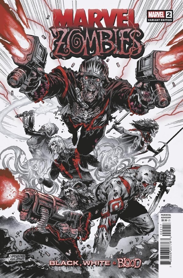 MARVEL ZOMBIES BLACK WHITE BLOOD (2023) #2 CVR D