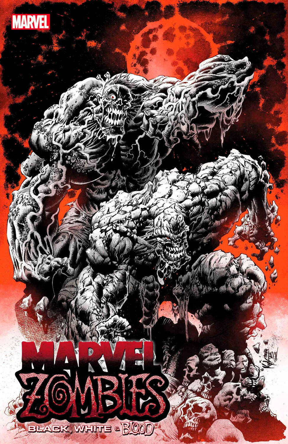 MARVEL ZOMBIES BLACK WHITE BLOOD (2024) #4