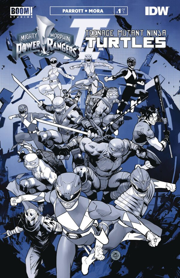 MMPR TMNT II B&amp;W ED (2023) #1