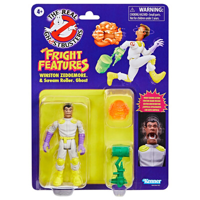 KENNER REAL GHOSTBUSTERS FRIGHT FEATURES WINSTON ZEDDEMORE