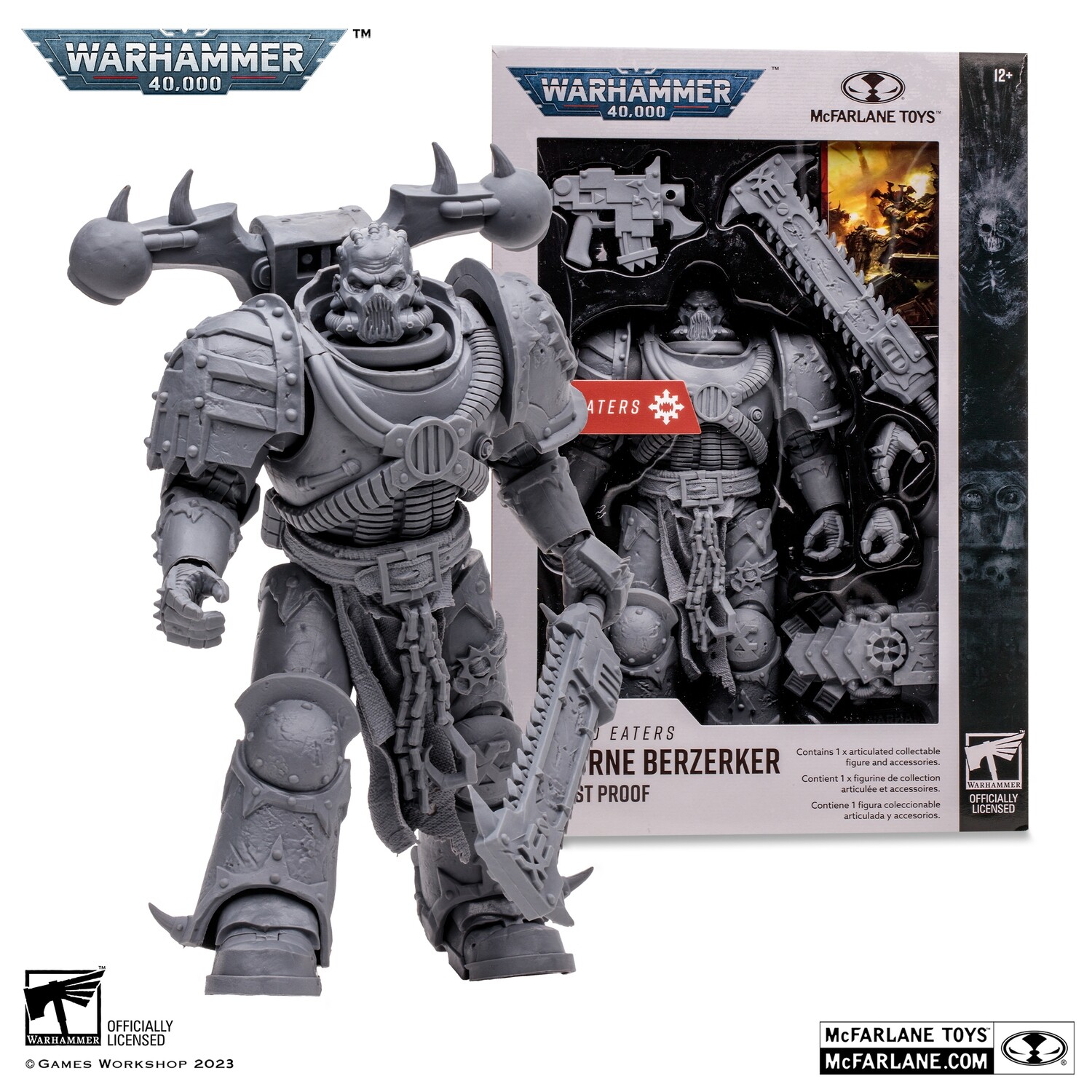 MCFARLANE WARHAMMER 40K KHORNE BERZERKER (ARTIST PROOF)