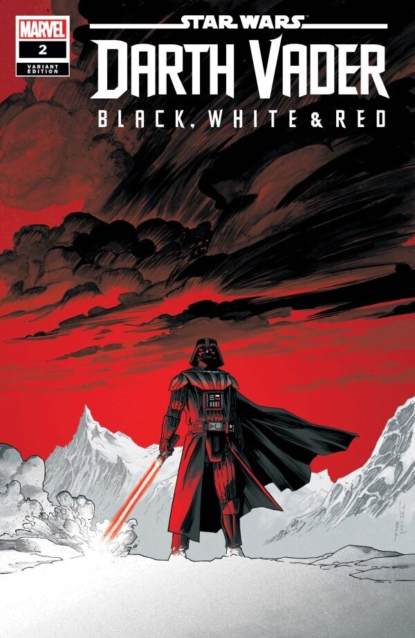 STAR WARS DARTH VADER BLACK WHITE AND RED (2023) #2 CVR C