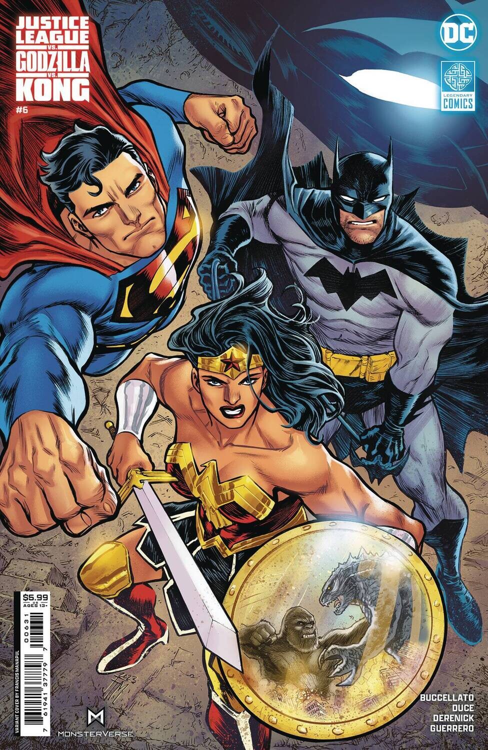 JUSTICE LEAGUE VS GODZILLA VS KONG (2024) #6 CVR C