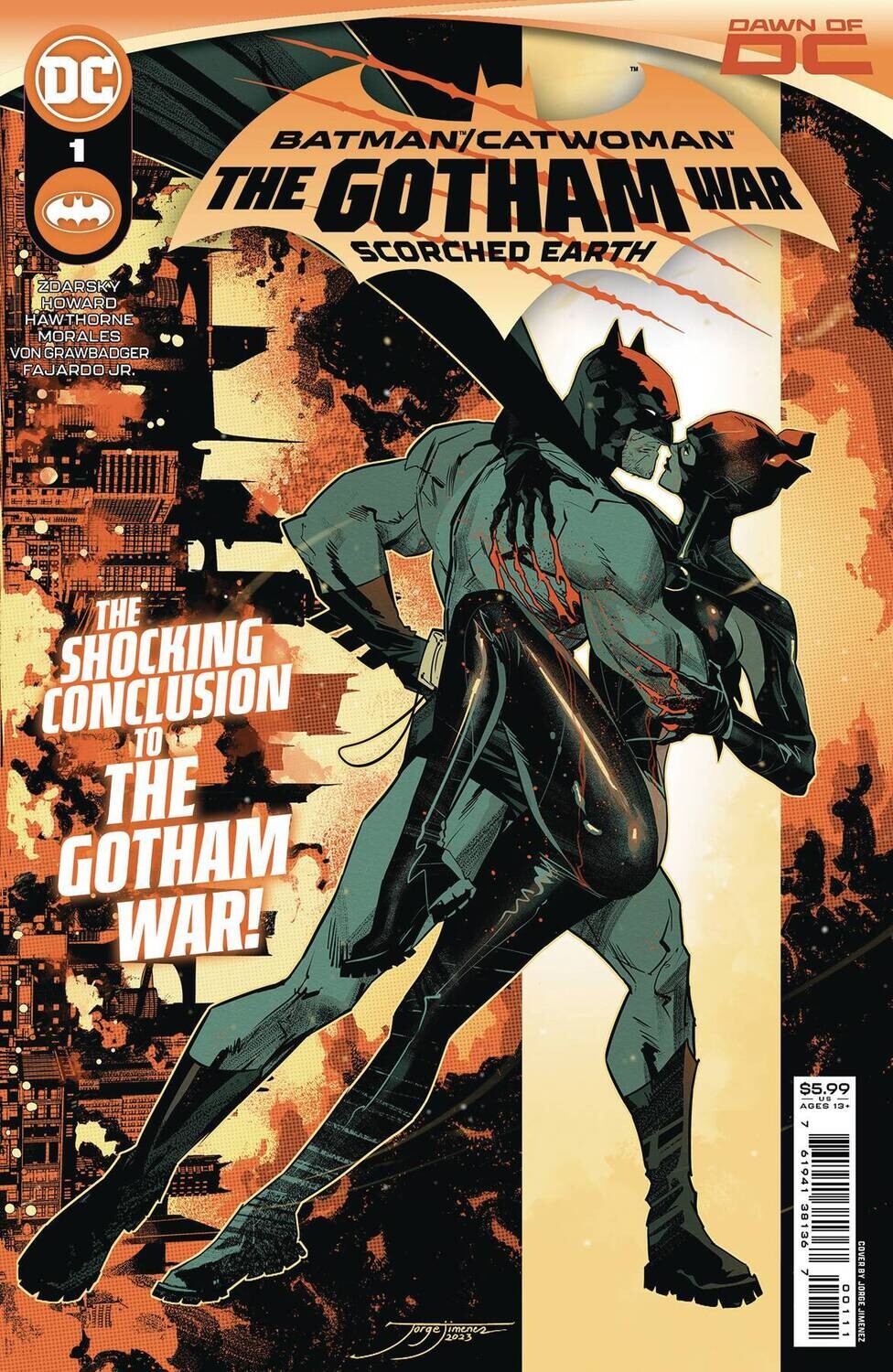 BATMAN CATWOMAN GOTHAM WAR SCORCHED EARTH (2024) #1
