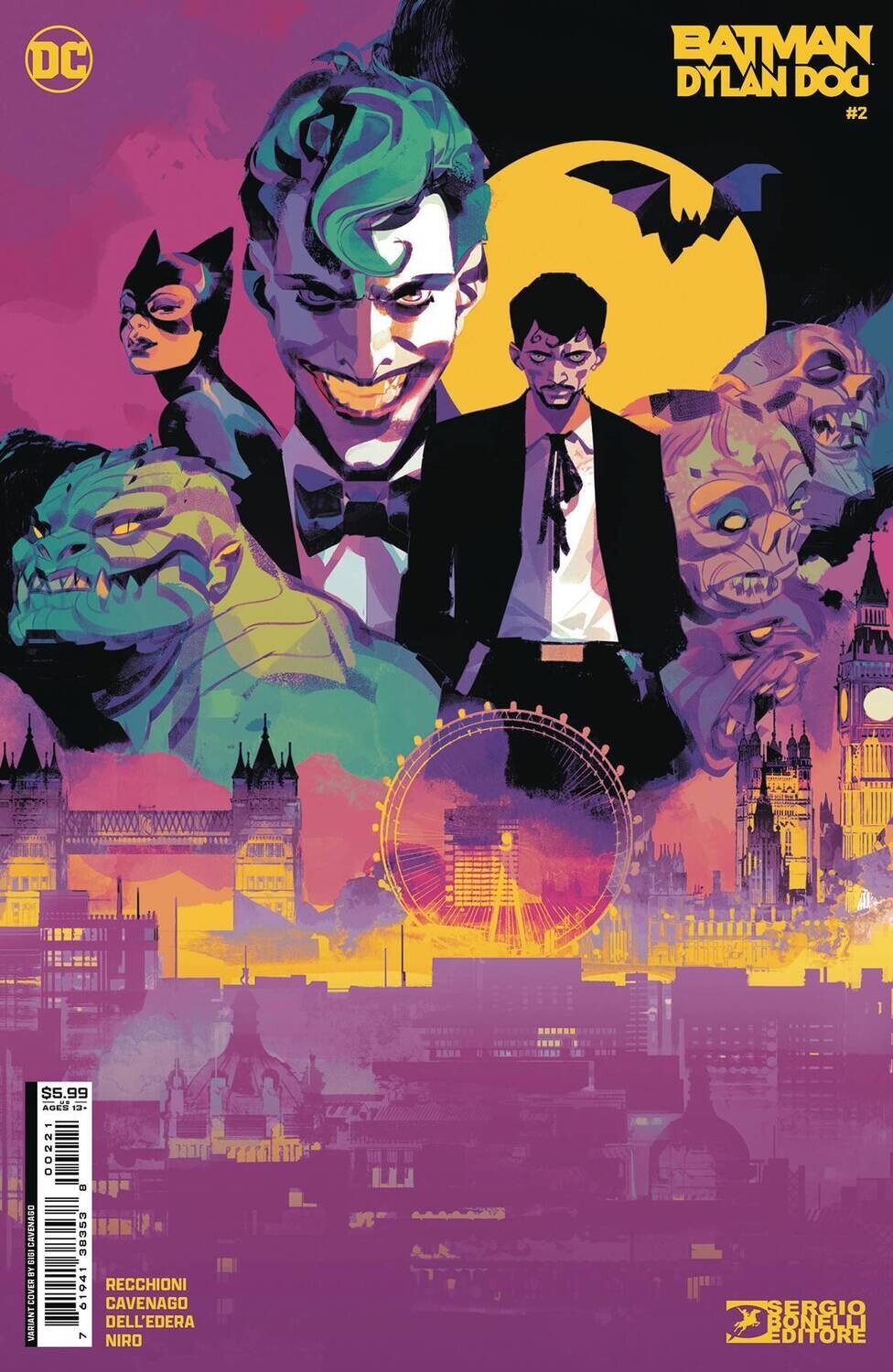 BATMAN DYLAN DOG (2024) #2 CVR B