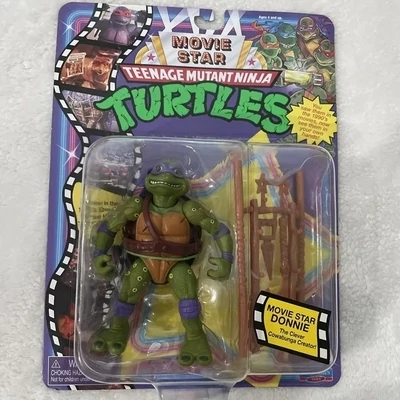 PLAYMATES RETRO TMNT MOVIE STAR DONNIE