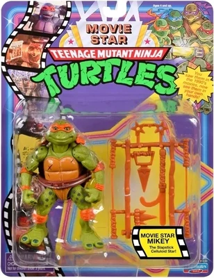 PLAYMATES RETRO TMNT MOVIE STAR MIKEY