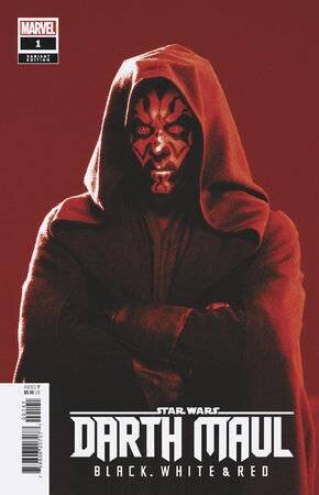 STAR WARS DARTH MAUL BLACK WHITE &amp; RED (2024) #1 CVR D