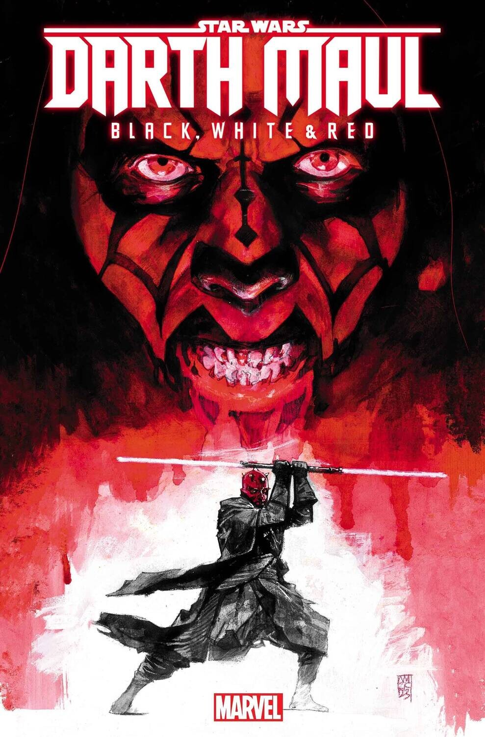 STAR WARS DARTH MAUL BLACK WHITE &amp; RED (2024) #1