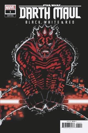 STAR WARS DARTH MAUL BLACK WHITE &amp; RED (2024) #1 CVR B