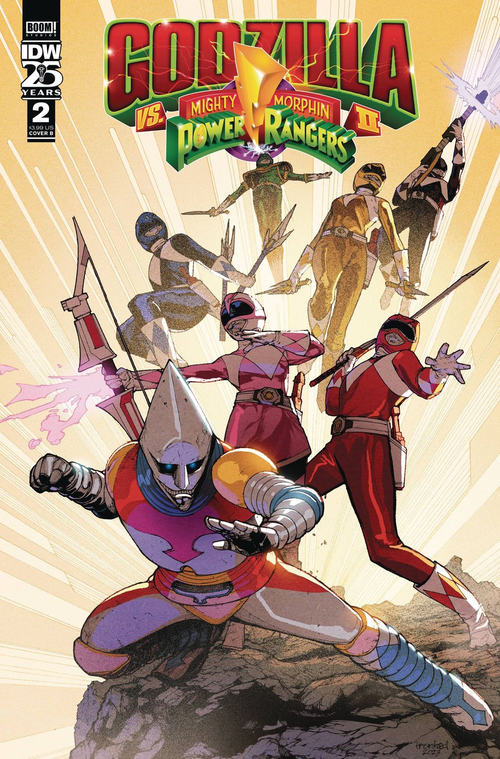 GODZILLA VS MMPR II (2024) #2 CVR B