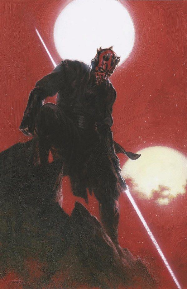 STAR WARS DARTH MAUL BLACK WHITE &amp; RED (2024) #2 CVR F