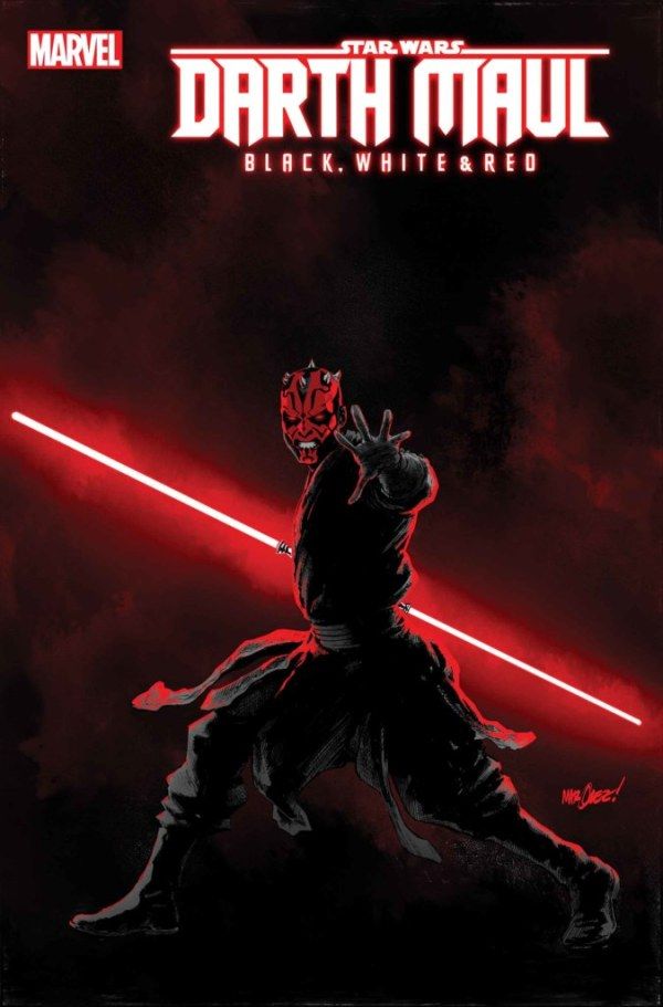 STAR WARS DARTH MAUL BLACK WHITE &amp; RED (2024) #2 CVR E