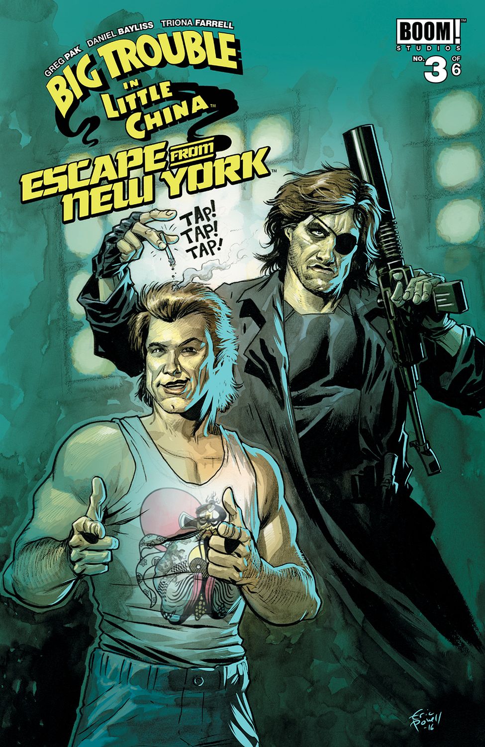 BIG TROUBLE LITTLE CHINA ESCAPE NEW YORK (2016) #3 CVR B