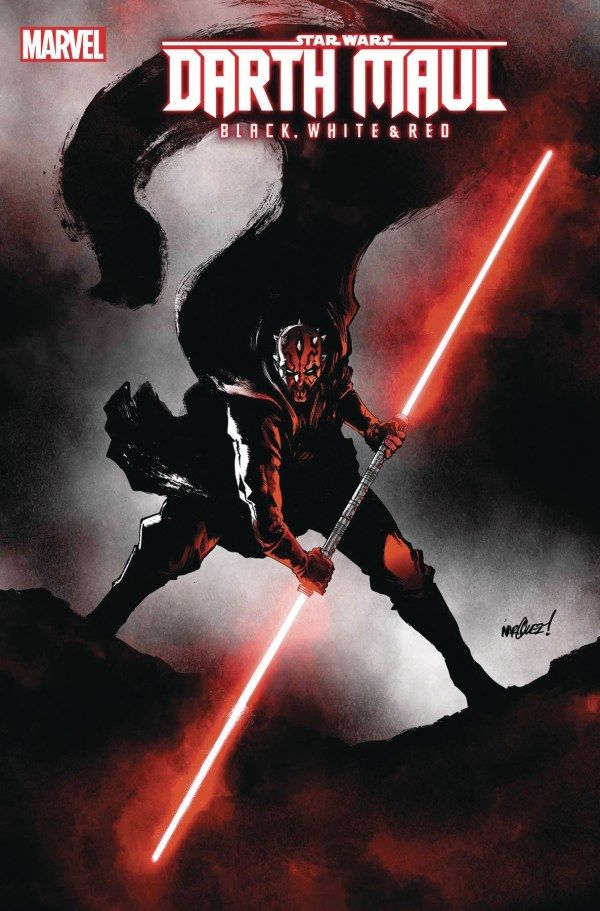 STAR WARS DARTH MAUL BLACK WHITE &amp; RED (2024) #3 CVR D
