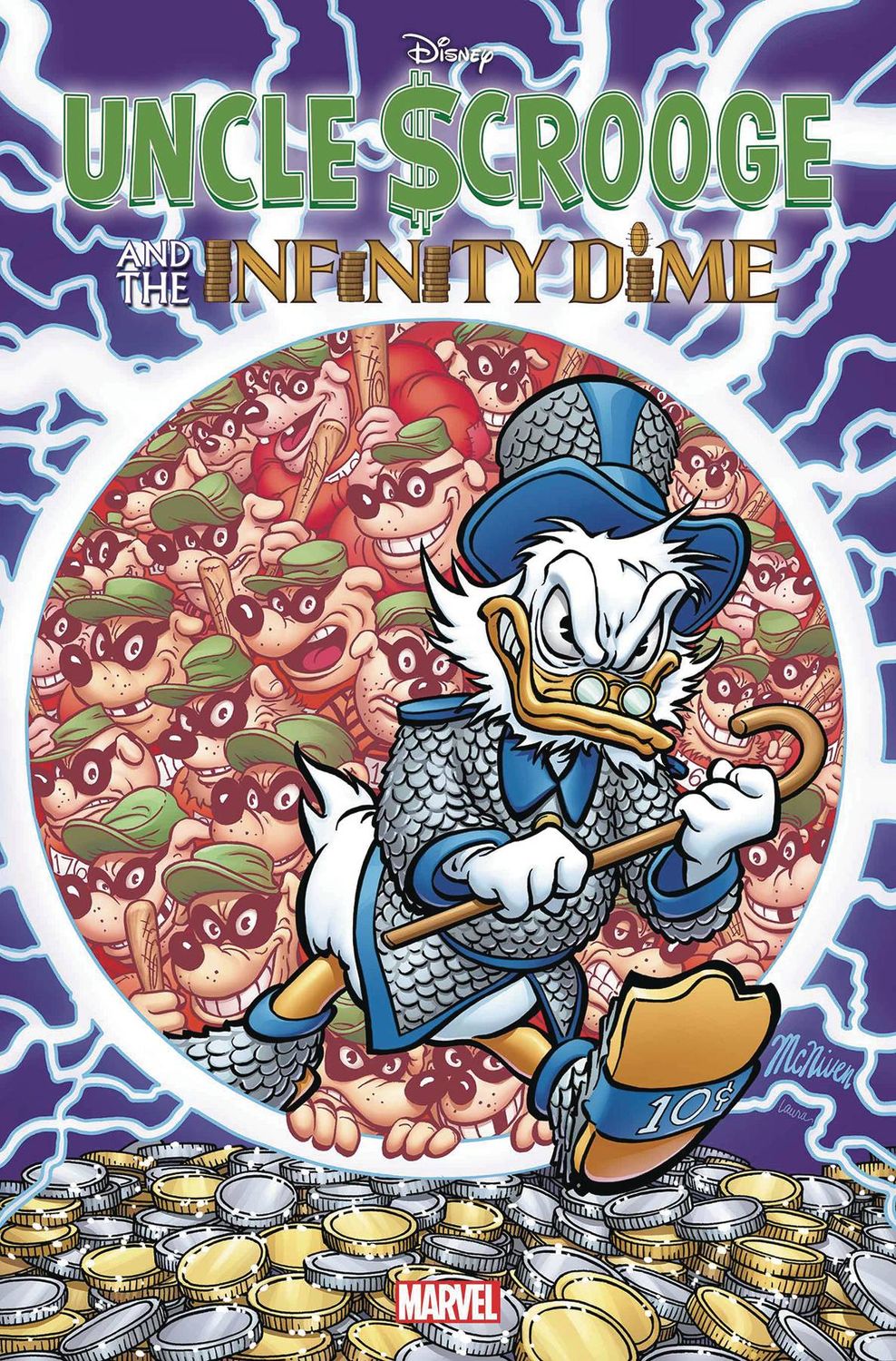 UNCLE SCROOGE INFINITY DIME #1 CVR E FOIL VARIANT