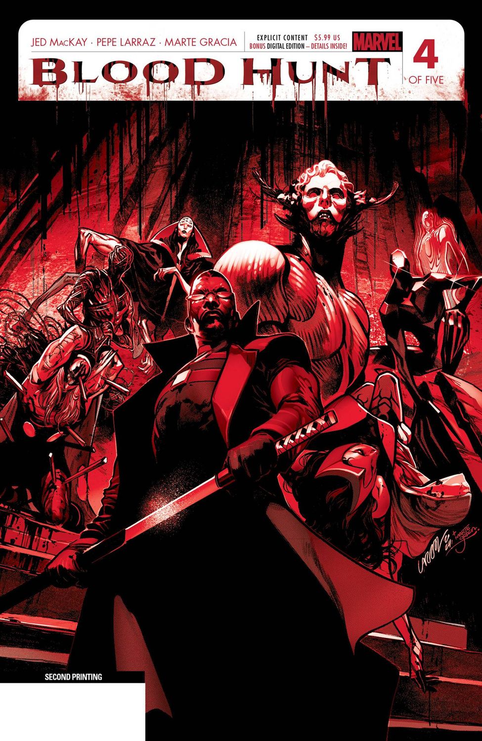 BLOOD HUNT RED BAND (2024) #4 2ND PTG