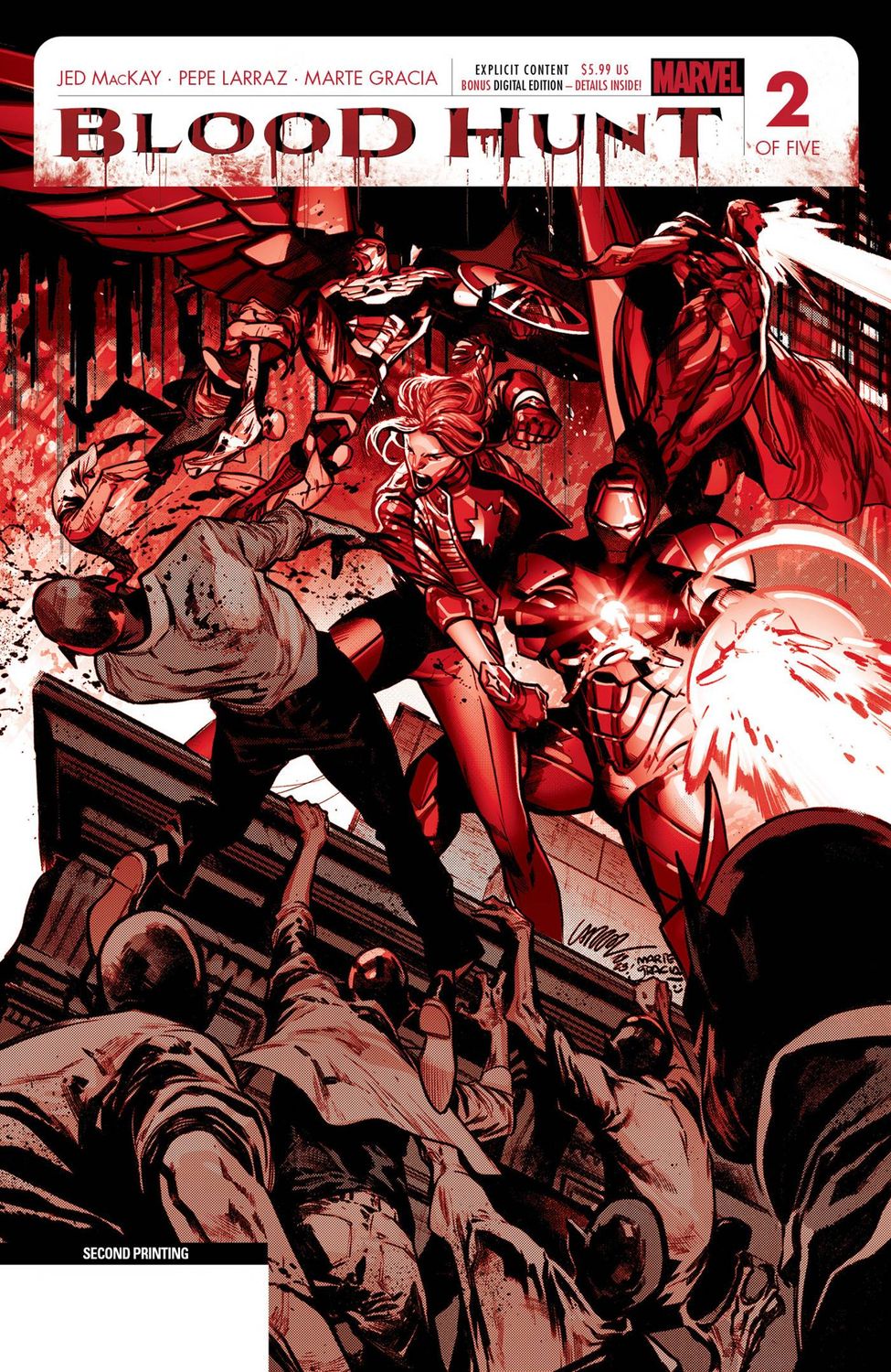 BLOOD HUNT RED BAND (2024) #2 2ND PTG