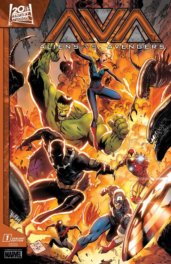 ALIENS VS AVENGERS (2024) #1 CVR F