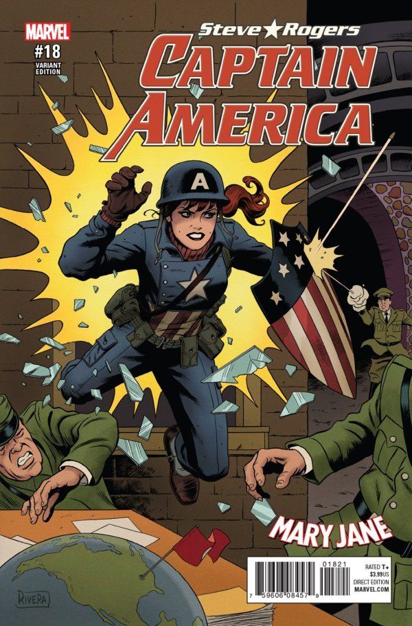 CAPTAIN AMERICA STEVE ROGERS (2017) #18 CVR B