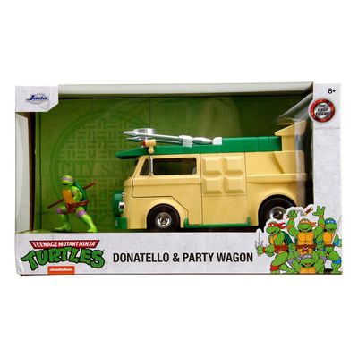 JADA TEENAGE MUTANT NINJA TURTLES DIECAST MODEL 1/24 DONATELLO &amp; PARTY WAGON