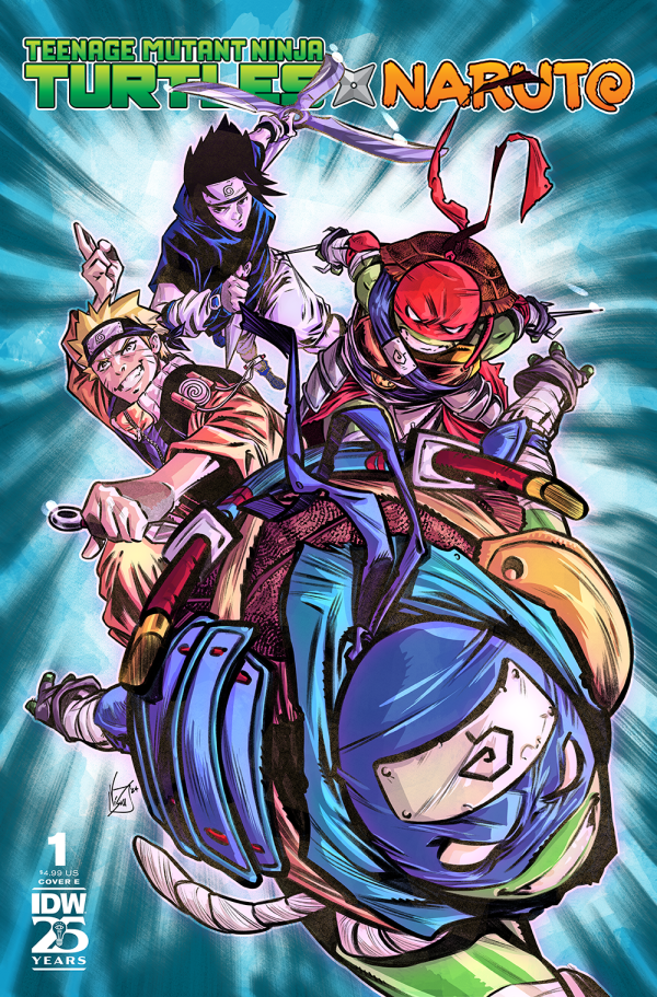 TEENAGE MUTANT NINJA TURTLES X NARUTO (2024) #1 CVR E