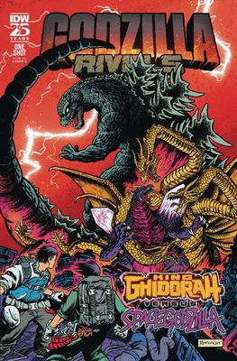 GODZILLA RIVALS KING GHIDORAH VS SPACEGODZILLA (2024) #1