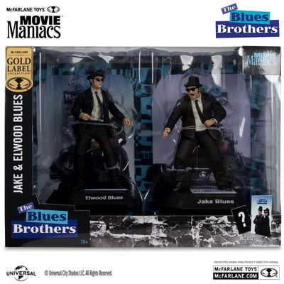 BLUES BROTHERS MOVIE MANIACS STATUE 2 PACK JAKE AND ELWOOD