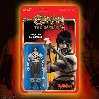 SUPER 7 REACTION WAR PAINT SUBOTAI (CONAN THE BARBARIAN)