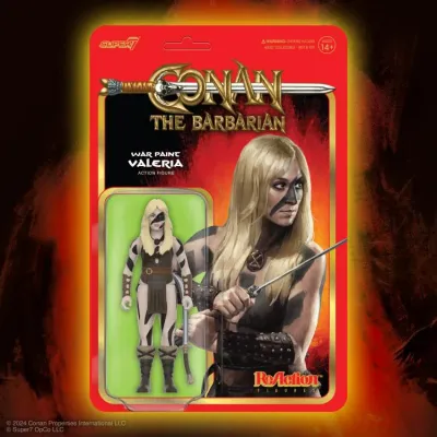 SUPER 7 REACTION WAR PAINT VALERIA (CONAN THE BARBARIAN)
