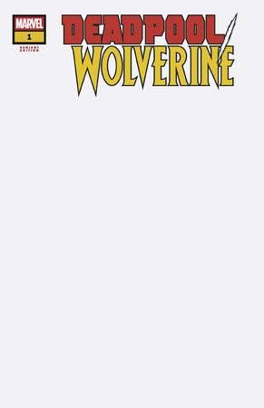 DEADPOOL WOLVERINE (2024) #1 CVR B BLANK