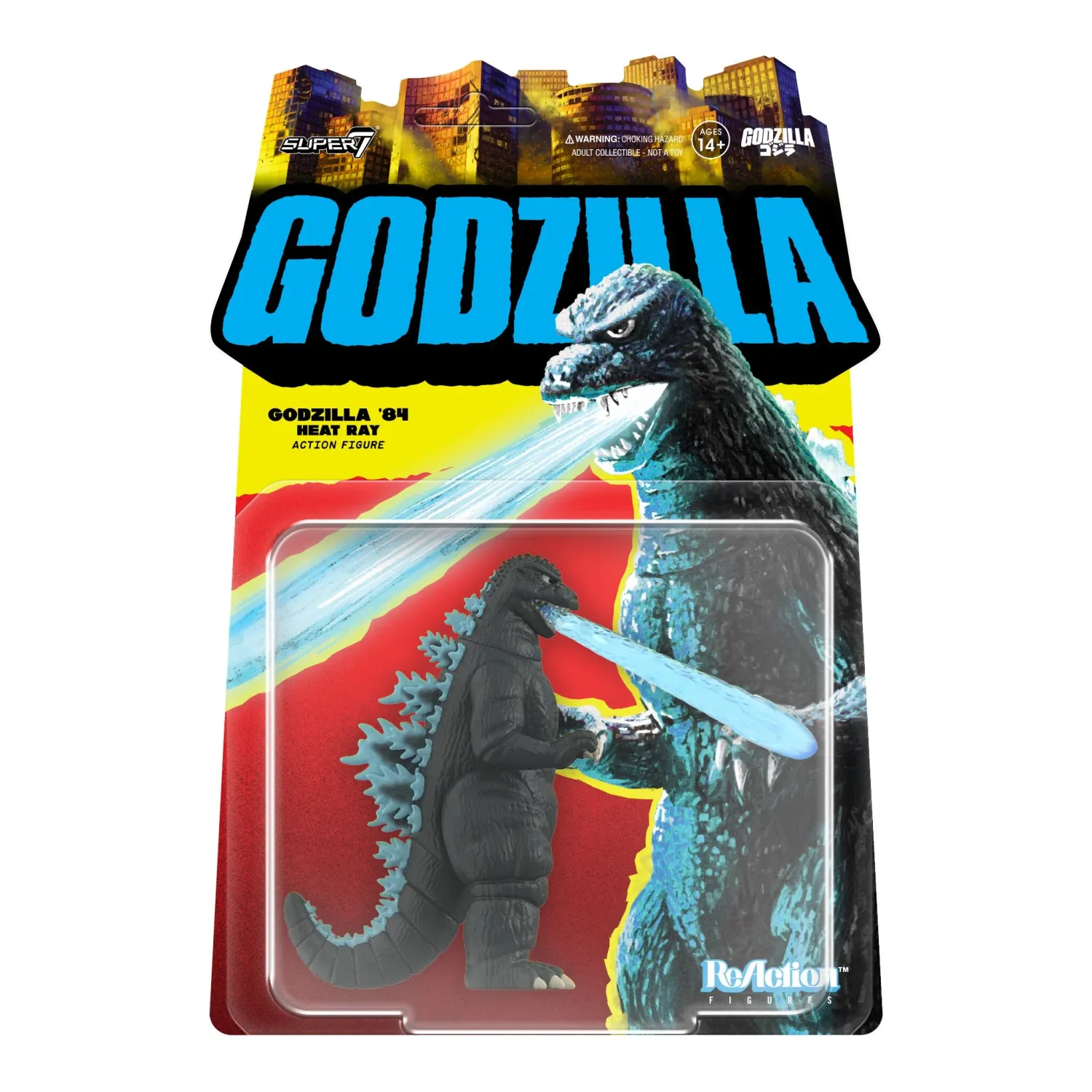 SUPER 7 REACTION GODZILLA &#39;84 HEAT RAY