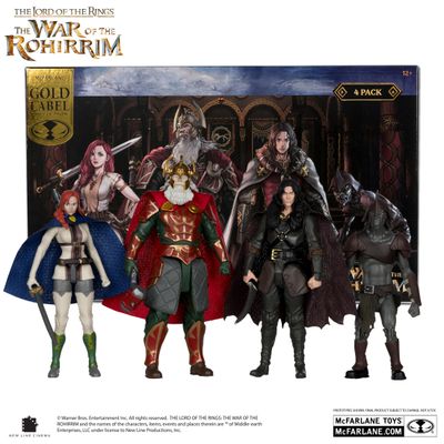 LORD OF THE RINGS WAR OF THE ROHIRRIM 4 PACK