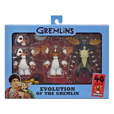 NECA GREMLINS EVOLUTION OF A GREMLIN 40TH ANNIVERSAY BOX SET