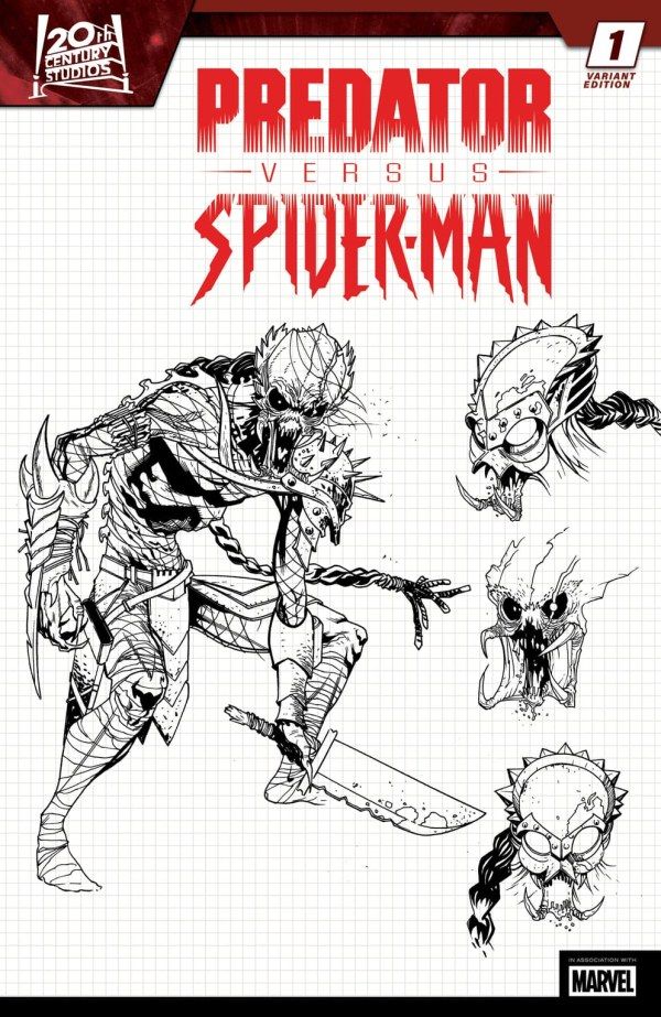 PREDATOR VS SPIDER-MAN (2025) #1 CVR E