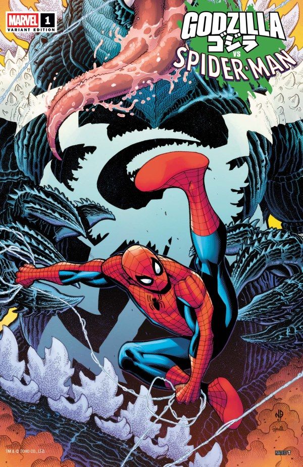 GODZILLA VS SPIDER-MAN (2025) #1 CVR H