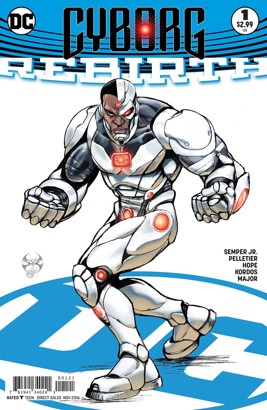 CYBORG REBIRTH (2016) #1 CVR B