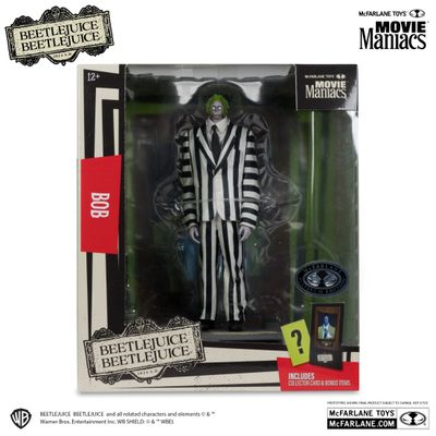 MOVIE MANIACS BEETLEJUICE BEETLEJUICE BOB THE SHRINKER PVC STATUE