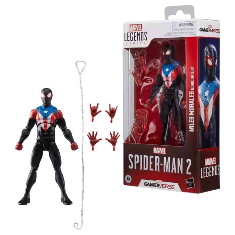 MARVEL LEGENDS GAMERVERSE MILES MORALES BORICUA SUIT