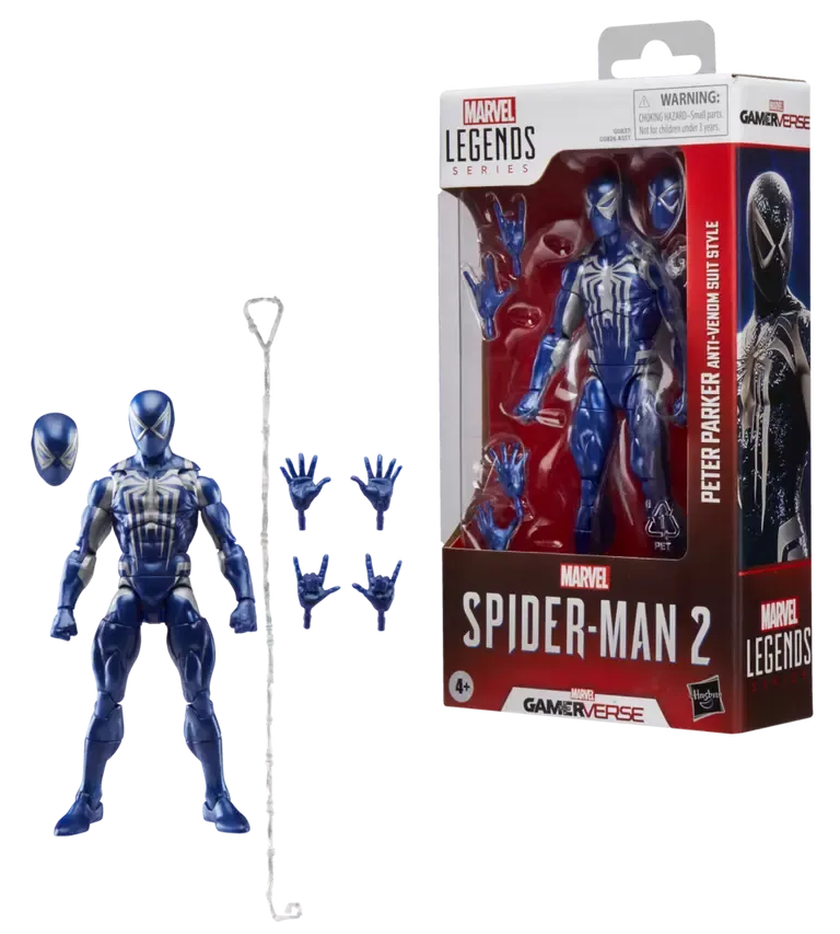 MARVEL LEGENDS GAMERVERSE PETER PARKER ANTI-VENOM SUIT