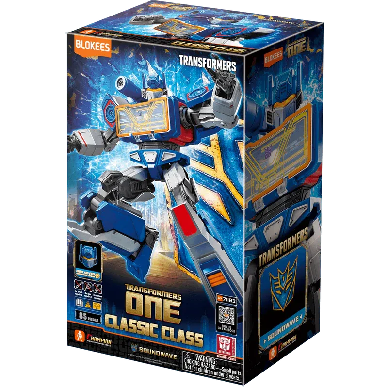 BLOKEES TRANSFORMERS CLASSIC CLASS TRANSFORMERS ONE SOUNDWAVE